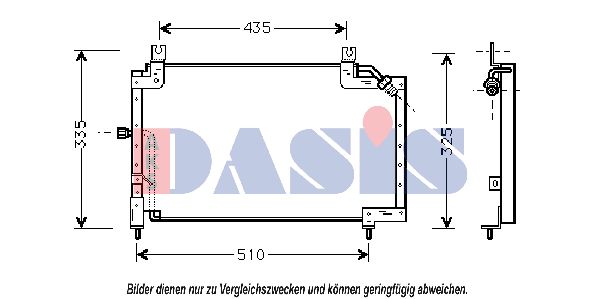 AKS DASIS Lauhdutin, ilmastointilaite 352080N